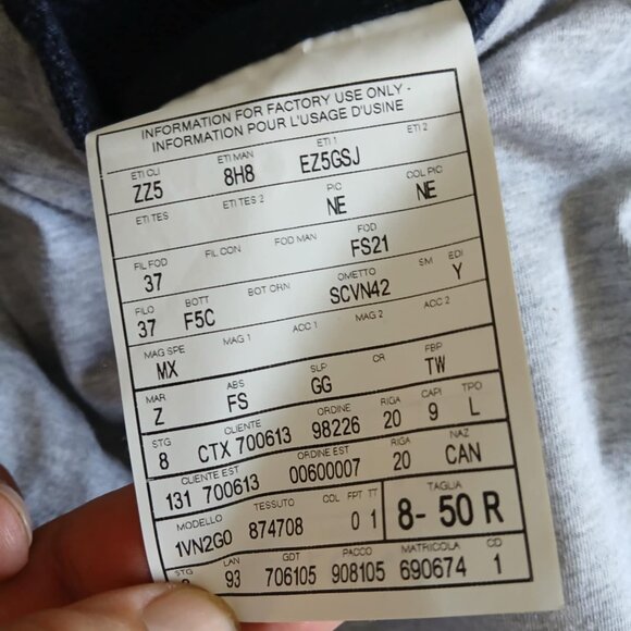 ZZEGNA - Casual shawl collar cotton jacket - Sz 50 - Picture 10 of 12